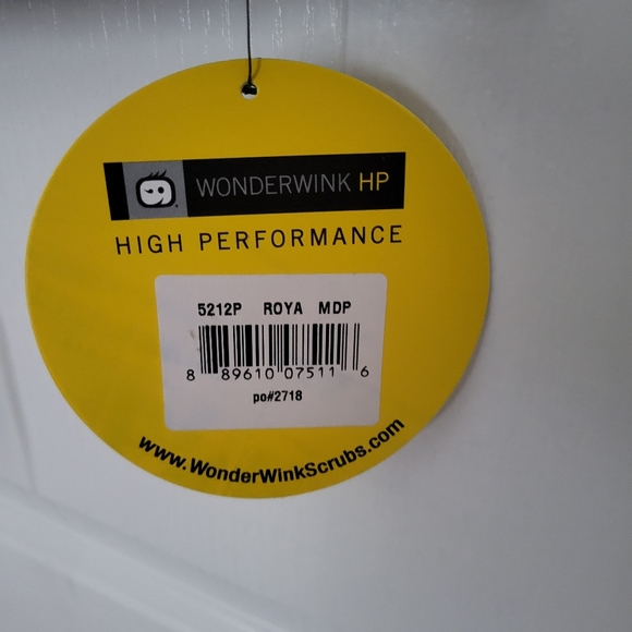 Final Sale! NWT Medium Petite Wonderwink HP Scrub Bottoms - Picture 3 of 4